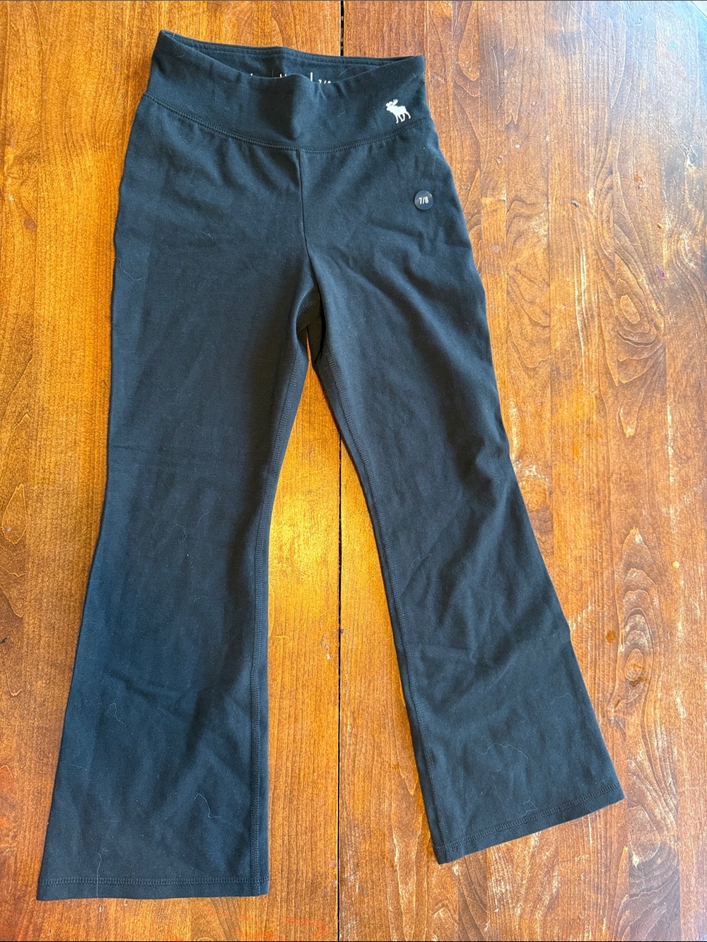 abercrombie kids Black Flared Leggings
